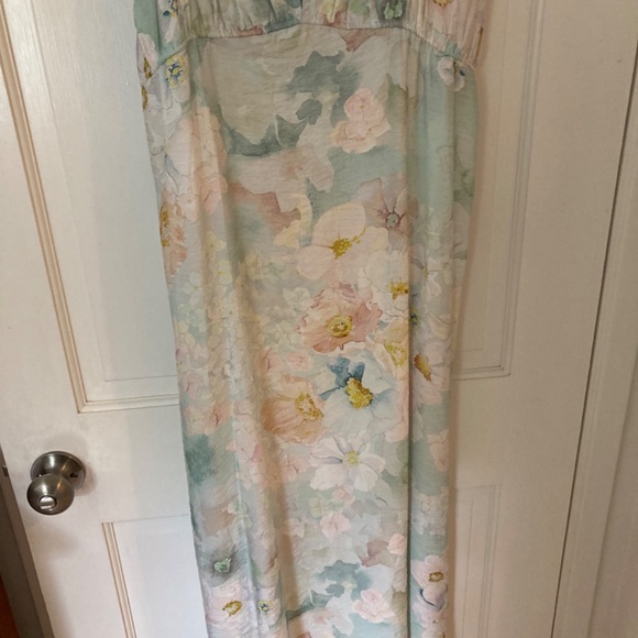 H&M long colorful slip lightweight dress - size Small - Picture 3 of 7